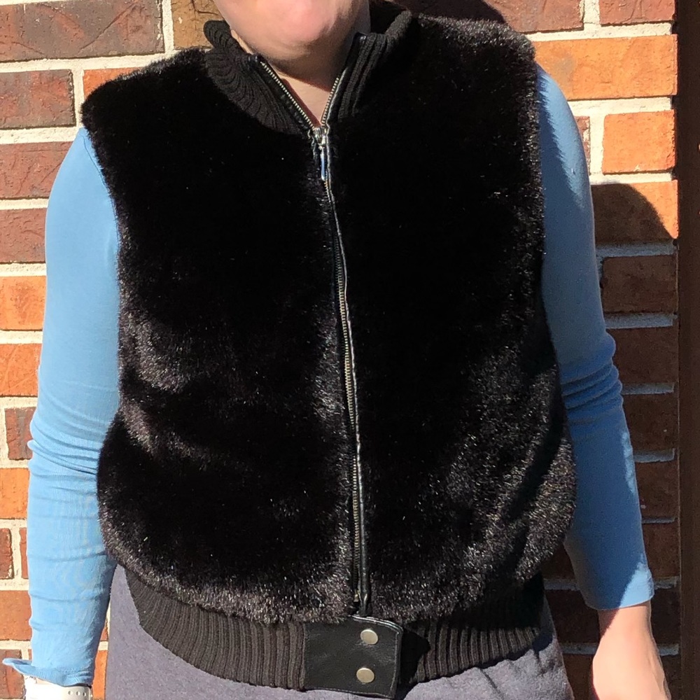 Faux Fox Fur Vest
